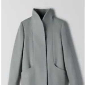 Wilfred Cocoon Wool Coat - NWT - size S - Inland Grey